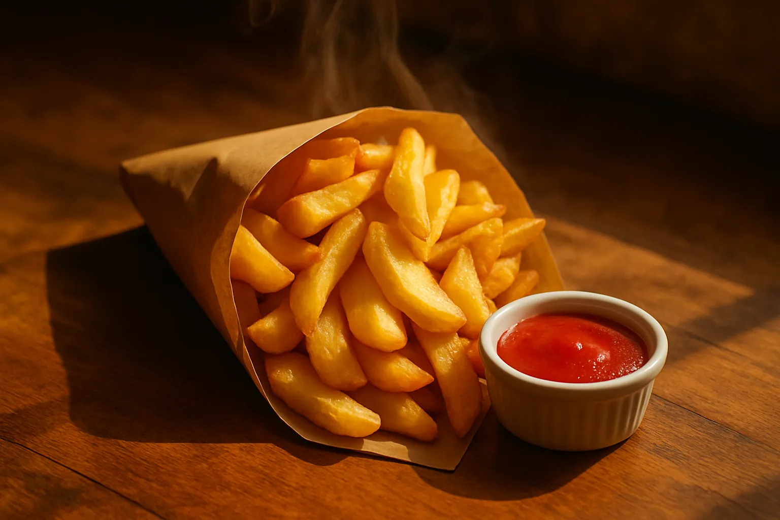 Hot golden chips from Mama Imani Chips Joint, Umoja 1 Nairobi